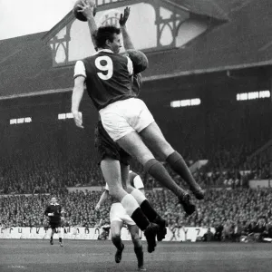 1962 North London Derby Print: David Court and Bill Brown Fight for the Ball 1962 North London Derby Print: David Court and Bill Brown Fight for the Ball