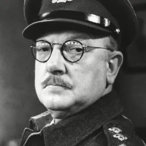 Arthur Lowe as Captain Mainwaring Print 1970