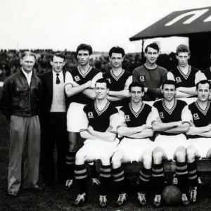 Aston Villa Football Club Team Group 1957