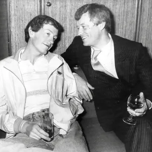 Barry Hearn consoles Steve Davis print