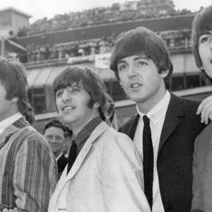 The Beatles Print - London Airport Arrival 1964 The Beatles Print - London Airport Arrival 1964