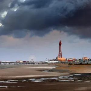 Blackpool Seafront Panorama Print Blackpool Seafront Panorama Print