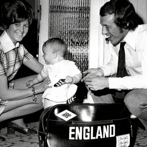 Bob McNab Leaving with England Team for Mexico Print Bob McNab Leaving with England Team for Mexico Print