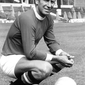 1971 Bobby Charlton Print 1971 Bobby Charlton Print