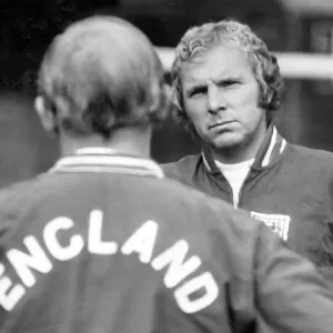 Booby Moore with Alf Ramsey 1973 Booby Moore with Alf Ramsey 1973