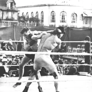 Boxing Print: Deauville 1920 Boxing Print: Deauville 1920