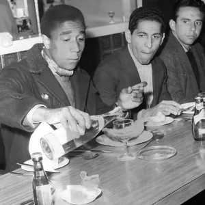 The Brazilian football team, in England to play against Arsenal FC, were forbidden to drink English water The Brazilian football team, in England to play against Arsenal FC, were forbidden to drink English water