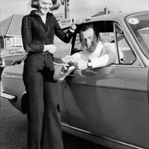 Brighton and hove Albion goalkeeper signs an autograph for fan Elaine Kay