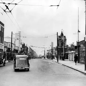 The Broadway at Bexleyheath in Bexley, Kent 1938 The Broadway at Bexleyheath in Bexley, Kent 1938