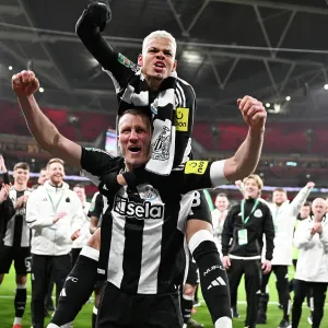Carabao Cup final 2025, Wembley. Liverpool 1 v Newcastle 2 Carabao Cup final 2025, Wembley. Liverpool 1 v Newcastle 2
