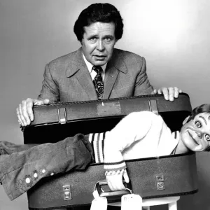 Northcliffe Collection Print: Ventriloquist John Bouchier with Charlie Northcliffe Collection Print: Ventriloquist John Bouchier with Charlie