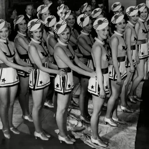 CB Cochran dancers in costume, Anything Goes print CB Cochran dancers in costume, Anything Goes print