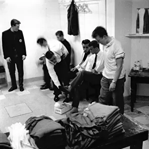 Chelsea Dressing room at Stamford Bridge 1963