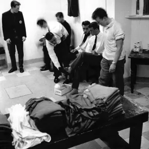Chelsea Dressing room at Stamford Bridge 1963 Chelsea Dressing room at Stamford Bridge 1963