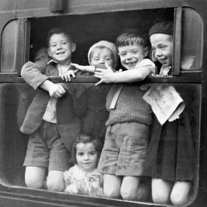 Children's Evacuation Print, December 1939 Children's Evacuation Print, December 1939
