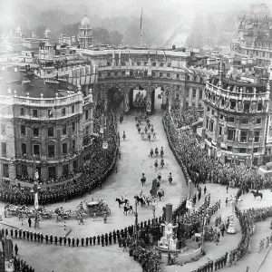 Coronation Procession Print for King George VI