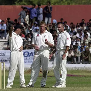 Cricket tour match: England v India A in Jaipur 2001