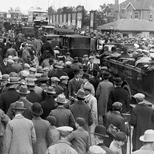 1924 Wembley Street Scene Print 1924 Wembley Street Scene Print