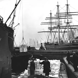 The Cutty Sark sailing ship in London Docks