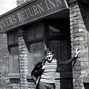Davy Jones outside the Rovers Return
