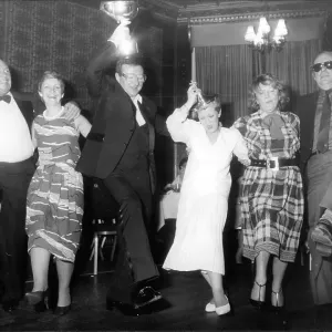 Dennis Taylor Print, Hokey-Kokey Celebration Scene