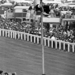 The Derby - 1983 - A spectator climbs to get a better view