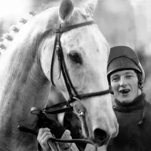 Desert Orchid Print - 1989 King George VI Steeple Chase Winner Desert Orchid Print - 1989 King George VI Steeple Chase Winner