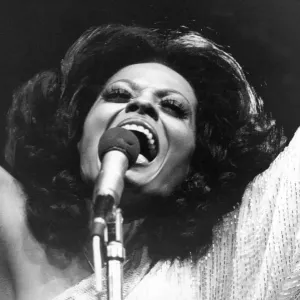 Diana Ross Print 1973 Royal Albert Hall Concert Photo