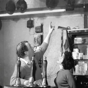 Dixie Dean Displays England Caps Print Dixie Dean Displays England Caps Print