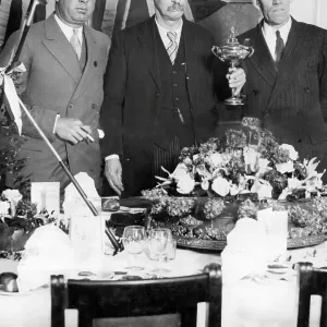 Samuel Ryder Print with Walter Hagen and George Duncan, 1929 Samuel Ryder Print with Walter Hagen and George Duncan, 1929