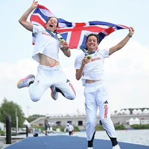 Emily Craig and Imogen Grant win gold to become the last ever Olympic Champions in the Lightweight Women's double sculls. Paris 2024 Olympics Emily Craig and Imogen Grant win gold to become the last ever Olympic Champions in the Lightweight Women's double sculls. Paris 2024 Olympics