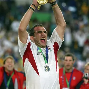 Martin Johnson Print, England Rugby World Cup 2003 Martin Johnson Print, England Rugby World Cup 2003
