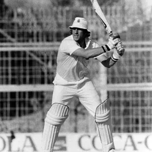 England cricketer Ian Botham in action