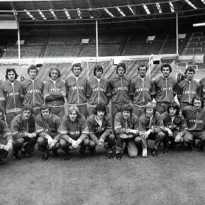 England Football Squad Print at Wembley 1974 England Football Squad Print at Wembley 1974