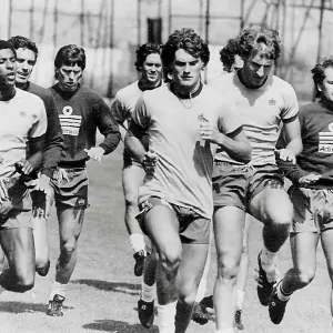 England Football Team Training 1982 England Football Team Training 1982