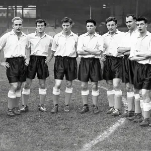 1955 England Football Team Print at Stamford Bridge 1955 England Football Team Print at Stamford Bridge