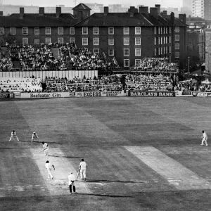 The Oval 1975 England v Australia Cricket Print The Oval 1975 England v Australia Cricket Print