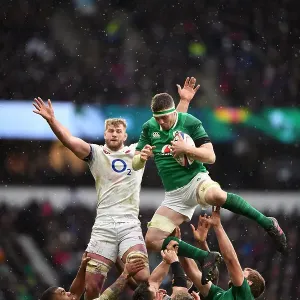 England V Ireland, final game of the Six Nations, Twickenham, 2018 Ireland won 20 - 16 England V Ireland, final game of the Six Nations, Twickenham, 2018 Ireland won 20 - 16