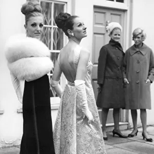 Evening wear styles 1966