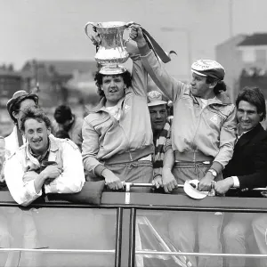 Everton arrive home with the F. A. Cup 1984 Everton arrive home with the F. A. Cup 1984