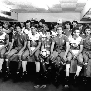 Everton and Liverpool FC Players at Phil Neal's Testimonial Print Everton and Liverpool FC Players at Phil Neal's Testimonial Print