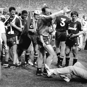 FA Cup final celebrations 1989 Liverpool 3 Everton 2