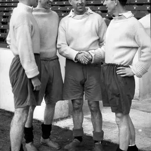 Footballer Roy Paul joins Manchester City 1950 Footballer Roy Paul joins Manchester City 1950