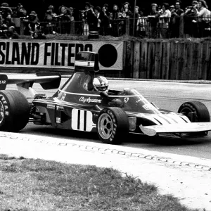 Formula One Racing Driver Clay Regazzoni driving for Ferrari in 1974 Formula One Racing Driver Clay Regazzoni driving for Ferrari in 1974