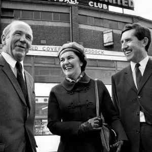 Frank O'Farrell, with his wife Anne and Sir Matt Busby 1971 Frank O'Farrell, with his wife Anne and Sir Matt Busby 1971