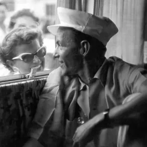 FrankSinatra on set of film Kings Go Forth 1957 FrankSinatra on set of film Kings Go Forth 1957