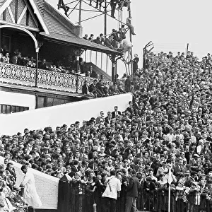 Fulham fans at Craven Cottage 1965