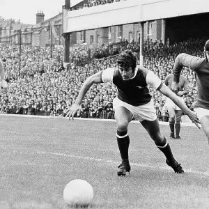 George Best leaves Arsenal's Eddie Kelly and Frank McClintock in his wake. Pat Rice is seen at the far left of the picture George Best leaves Arsenal's Eddie Kelly and Frank McClintock in his wake. Pat Rice is seen at the far left of the picture