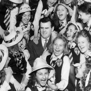 George Cole Print, 1954 St Trinians Premiere Photo George Cole Print, 1954 St Trinians Premiere Photo