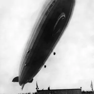 Graf Zeppelin Print: 1937 FA Cup Final Aerial View Graf Zeppelin Print: 1937 FA Cup Final Aerial View